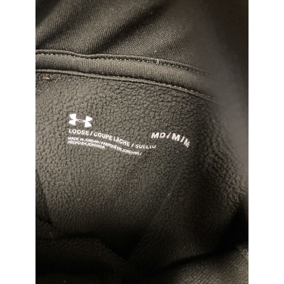 Under Armour Storm Green Camo Loose Fit Hoodie Mens Size M Forest Green - Picture 3 of 6